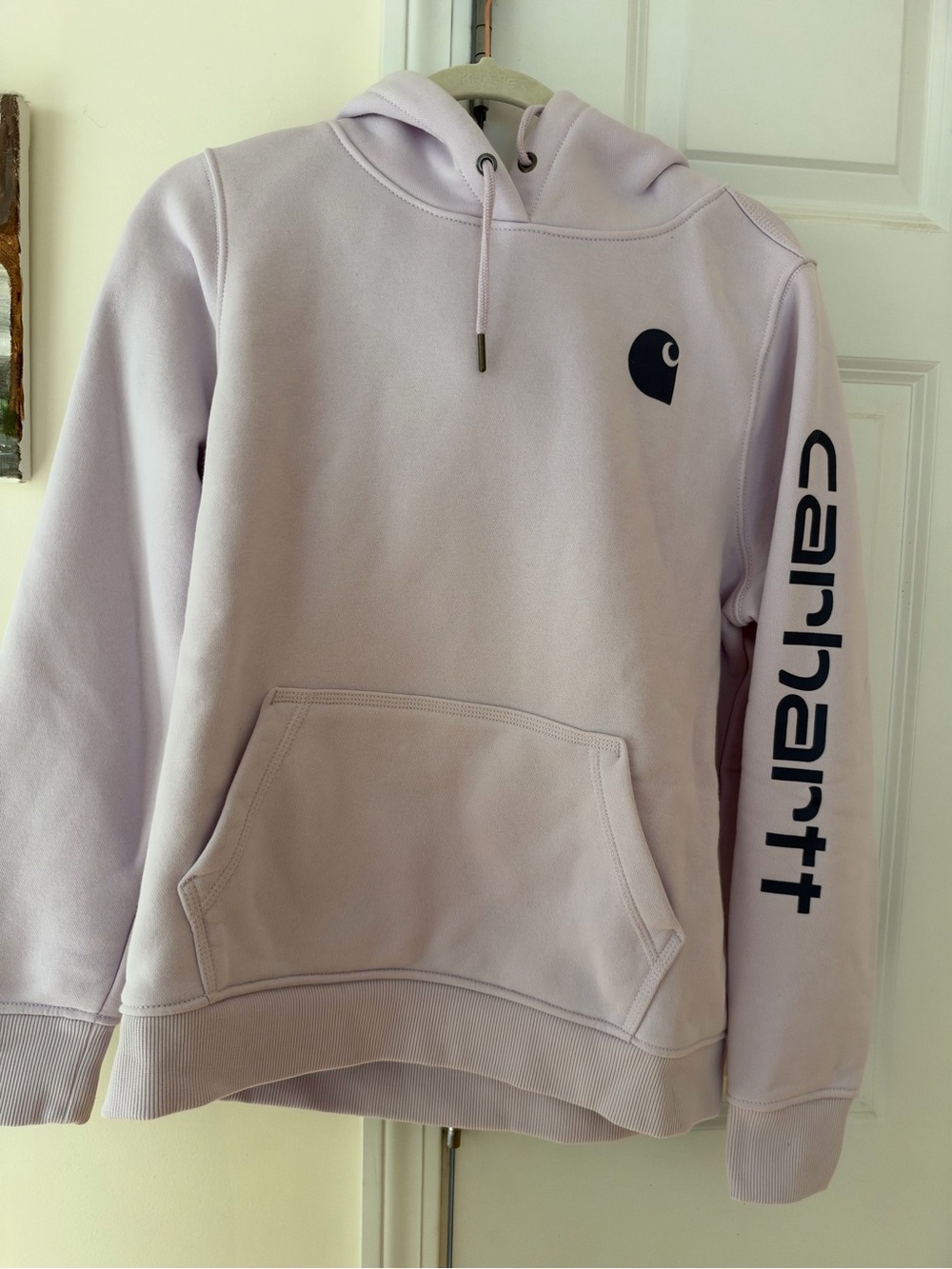 Carhartt Women’s Crewneck Hoodie in Light Lavender